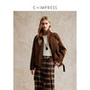C+IMPRESS/西嘉仿麂皮绒夹克立领工装风短外套女士2025年秋季新款 商品缩略图0