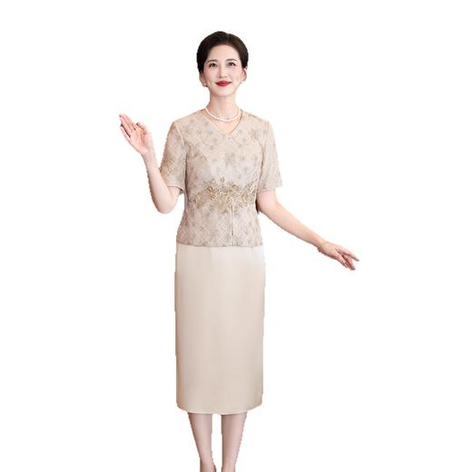 LHS C53婚礼连衣裙高贵年轻结婚喜妈妈礼服 商品图4