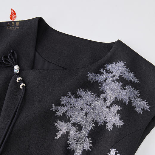 上久楷新中式 宋锦马甲 新款 中国风 椿萱图 CY1045206030 商品图2