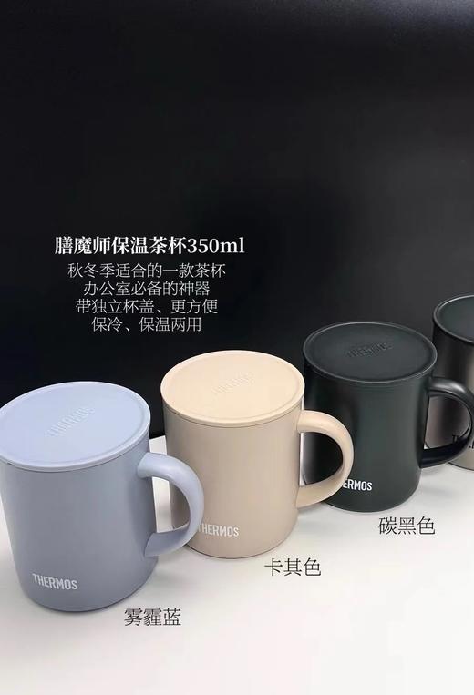 膳魔师THERMOS不锈钢保温杯便携水杯/儿童保温杯双耳吸管水杯直饮/马克杯保温茶杯、拍杯子送品牌礼袋 商品图12