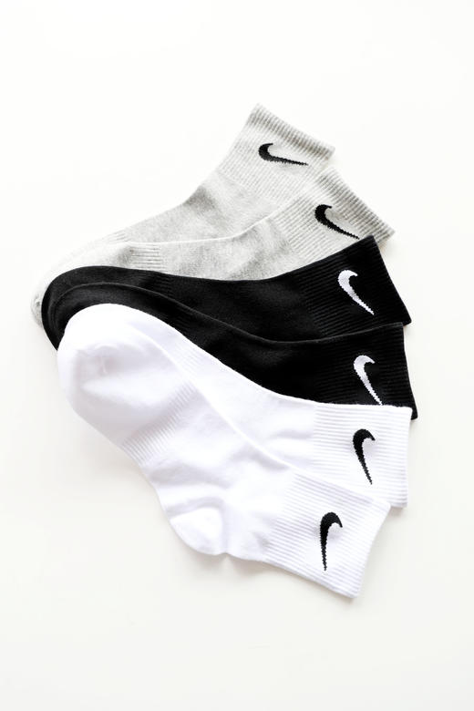 巨好穿啊啊啊啊啊，基础透气中筒袜。软支撑运动袜子情侣C083088 商品图4