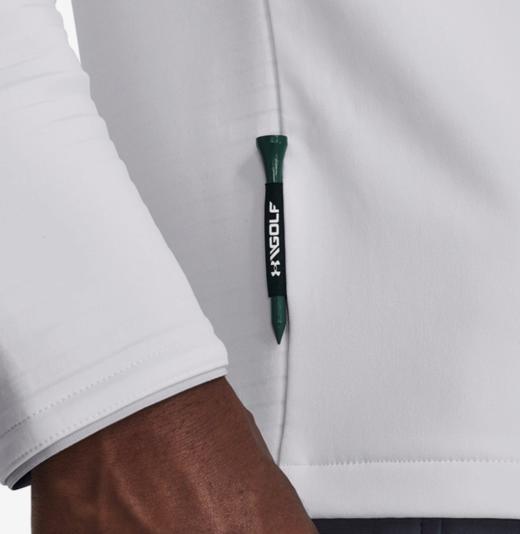 【2026新年冬装好礼】【商品热卖中，如无货将做自动退款】安德玛男士UA Storm高尔夫抓绒立领拼接运动卫衣1379723-100 商品图2