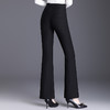 QYM 9572-Y时尚微喇叭西装裤修身高腰垂感休闲裤 商品缩略图2