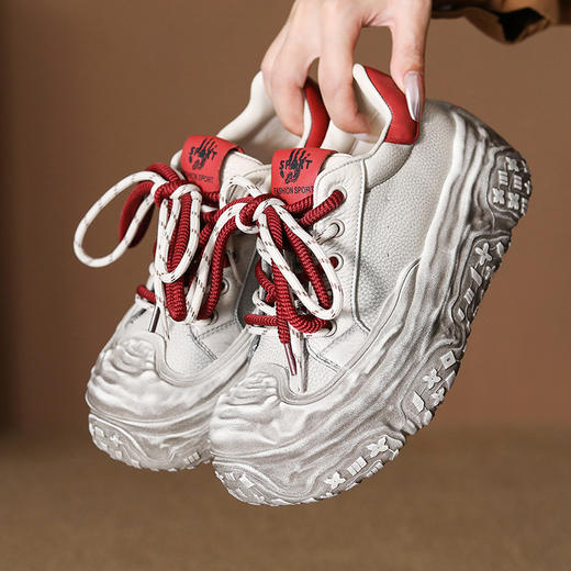 FR 85089复古休闲潮流运动鞋厚底增高老爹鞋 商品图1