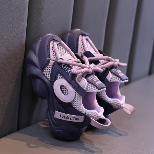 【舒适鞋面！亲肤设计】3-12岁女童老爹鞋儿童运动鞋女软底小众风中大童女童鞋网面鞋。ra 商品图7