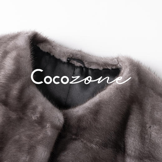 刘一一“紫金水貂”圆领绒感无袖马甲 CD2A2101 商品图2