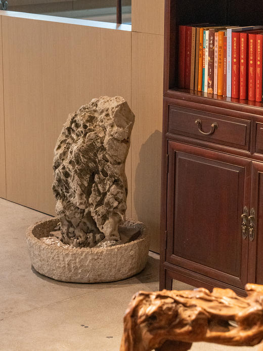 清	太湖石园林赏石配石盆 商品图2