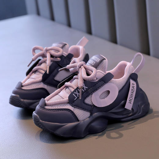 【舒适鞋面！亲肤设计】3-12岁女童老爹鞋儿童运动鞋女软底小众风中大童女童鞋网面鞋。ra 商品图4