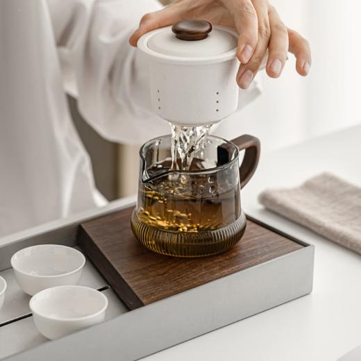 【便携式旅行茶具套装】户外个人专用快客杯一壶三杯 户外露营泡茶壶 国庆假期出游 商品图2