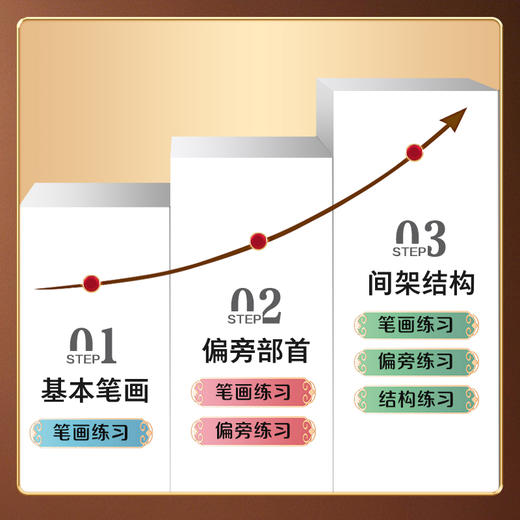 墨点楷书字帖练字成人荆霄鹏硬笔书法临摹练字帖大学生初学者入门基础教程正楷控笔训练钢笔练字本初中高中生笔画偏旁部首间架结构 商品图5