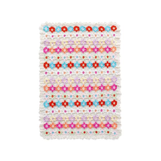 苏苏姐家花房毯子手工diy编织钩针棉线毯子毛线团自制材料包 商品图4