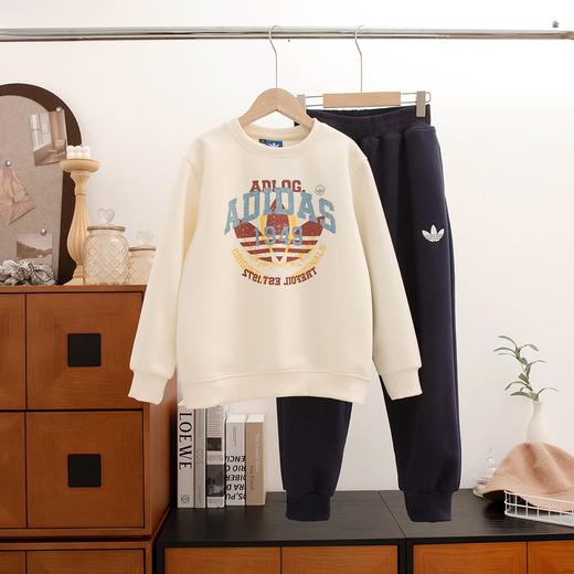 点此购买 130-170阿迪秋季中大童男童运动套装儿童秋款卫衣+裤子 gl 329031 商品图3