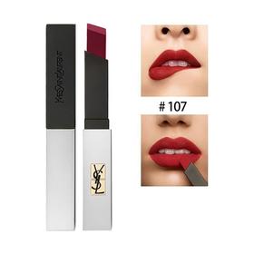 · YSL圣罗兰「细管」哑光纯口红 小银条107#唇膏2G