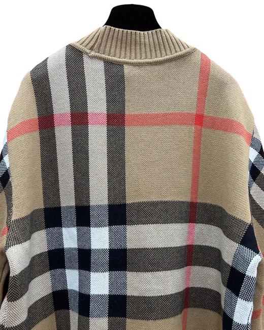 中性款格子针织毛衣开衫007 商品图2