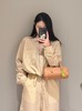TY293-LOEWE罗意威 Paula's Ibiza SS25 刺绣徽标经典衣领宽松衬衫 女款 卡其色（QQ） 商品缩略图2