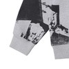 WY1135SDSA男士秋冬新款痞帅男装撞色满印字母圆领套头卫衣时尚复古上衣 商品缩略图4