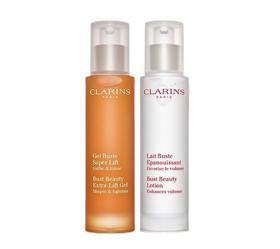 娇韵诗（CLARINS）胸部护理套装纤挺圆润SE美胸丰盈套装 纤挺凝露50ml+SE丰盈乳50ml