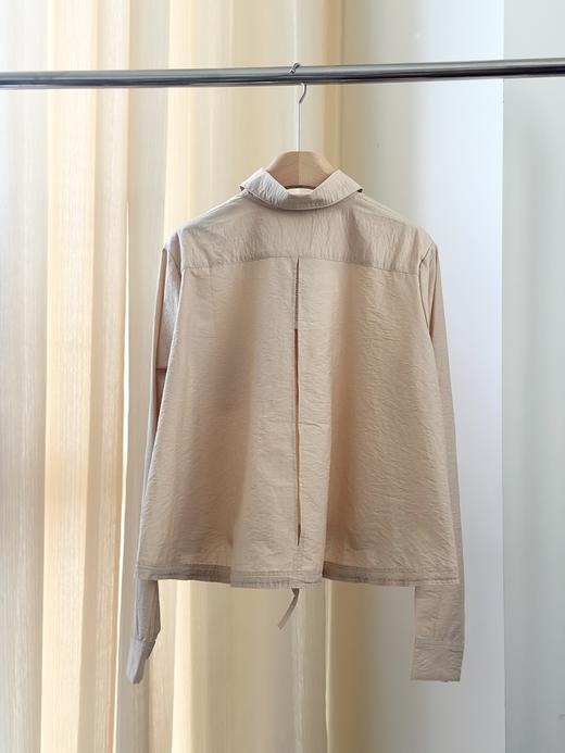 TY293-LOEWE罗意威 Paula's Ibiza SS25 刺绣徽标经典衣领宽松衬衫 女款 卡其色（QQ） 商品图5