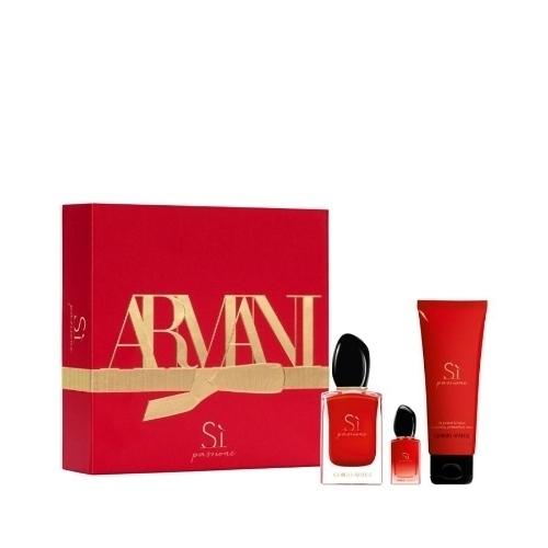 GIORGIO ARMANI 乔治·阿玛尼红色挚爱香水限定套盒（香水50ML+小香水7m+身体润肤乳75m） 商品图0