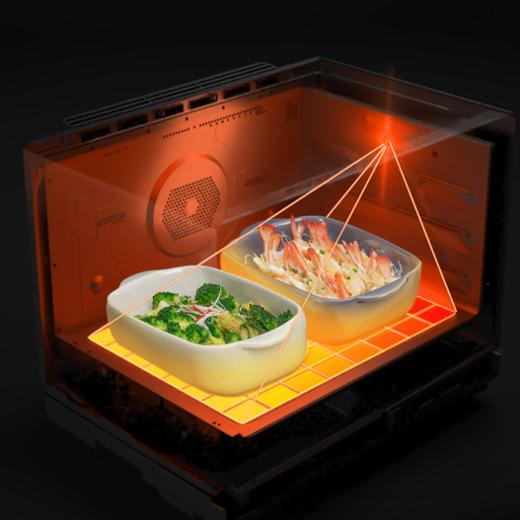 【云粉节】10楼 松下微蒸烤炸一体机万食炉上烤下煮31L大容量家用变频微波炉烤箱【AI热力导航+双动力烘烤】NN-CS308R  吊牌价7999元   活动价7499元 商品图1