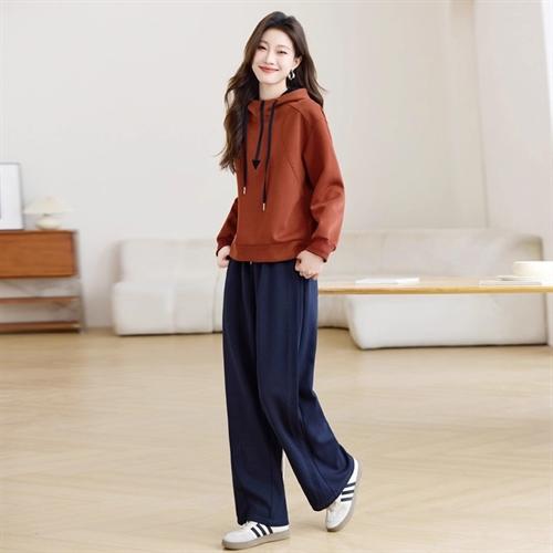 休闲连帽宽松，卫衣裤子两件套HR-LYW8539 商品图2