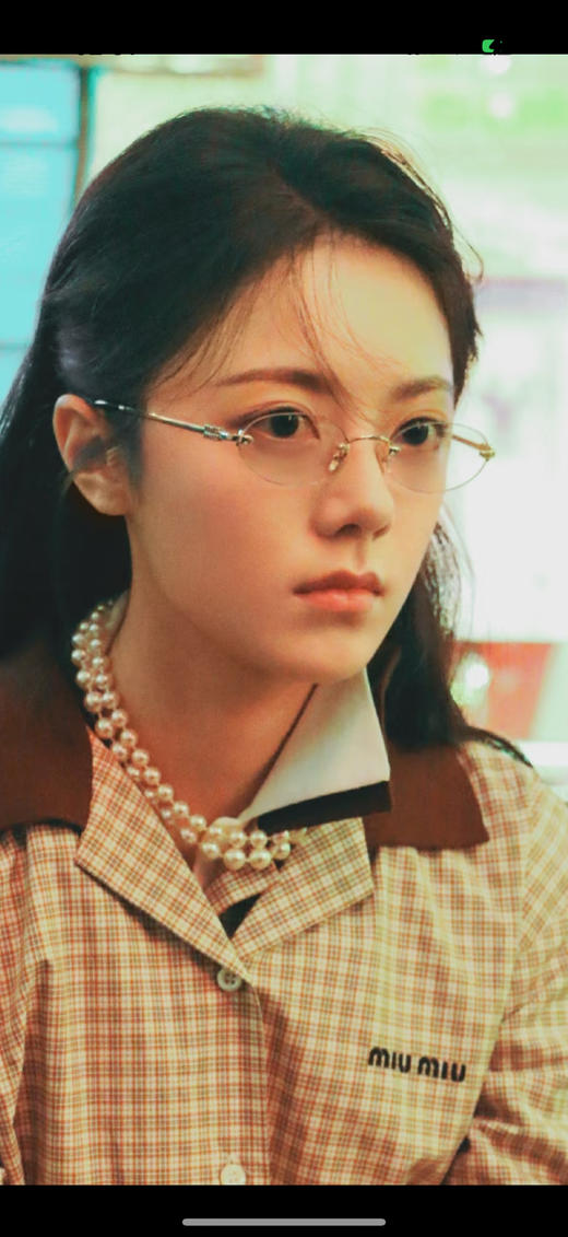 TB23-MIU MIU缪缪 简约大气板材镜 椭圆形 素颜镜（JH）8.31直播款 商品图4