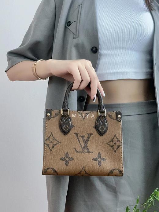 BT036-驴家 ONTHEGO BB 字母徽标丛林包 皮革 单肩斜挎手提包（BT*ZJ） 商品图0