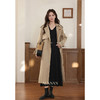 鹿向南「馥郁晚香」设计感长袖黑色连衣裙女秋季新款法式长款裙子 商品缩略图1