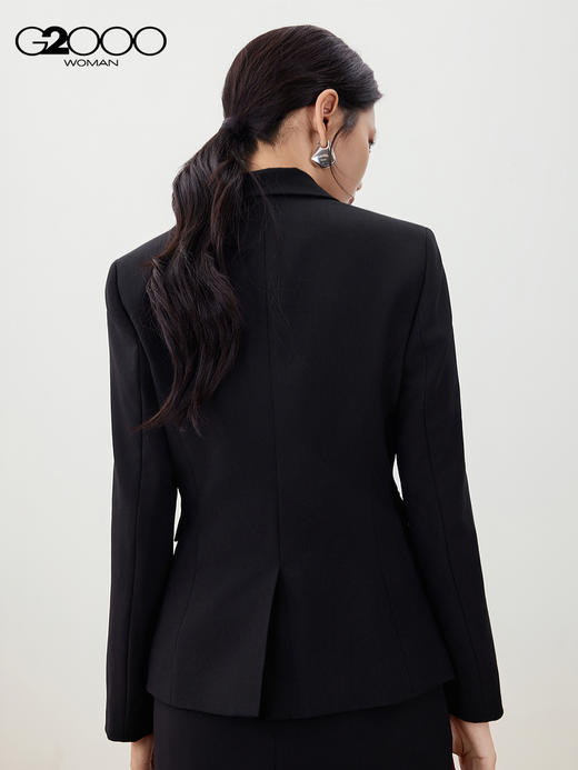 G2000【三防科技/商场新款】女装FW25商务通勤修身剪裁正装西服56211033 商品图1