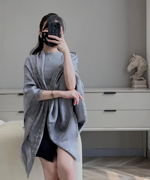 高端真丝披肩 商品图5