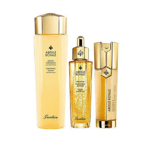 娇兰（Guerlain）帝皇蜂姿水乳精华 帝皇蜂姿护肤程序三件套（精粹水150ml+复原蜜50ml+双管精华50ml） 商品图0