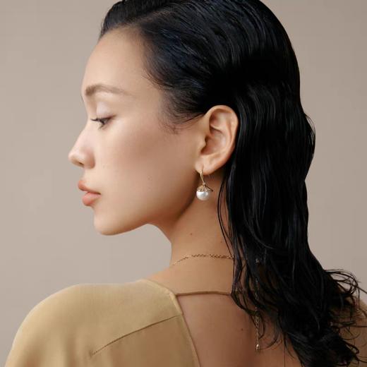 2楼「新品」Fellala/翡拉拉「秋叶」系列珍珠耳环耳饰货号925423103吊牌价699现价629 商品图2