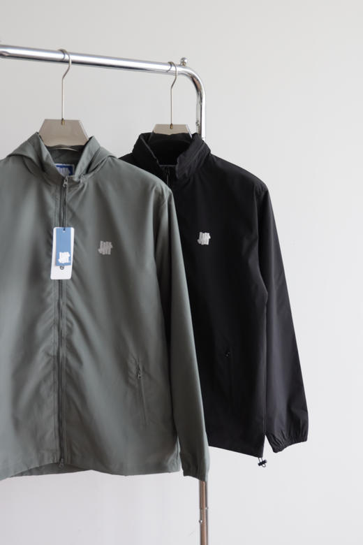 微瑕小特价 UND五道杠宽松梭织连帽开衫外套 WT876 商品图3