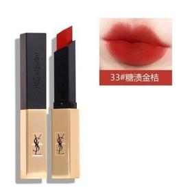 法国 圣罗兰（YSL）哑光细管纯口红 小金条2.2g #33糖渍金桔