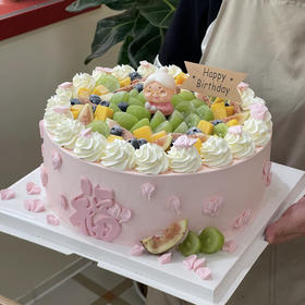 福气满满（翻糖提前1天预定）寿星随机