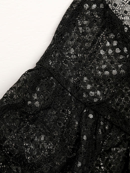 性感 V 领无袖亮片网纱连衣裙 宽松显瘦气质女款中裙 商品图3