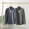 100％纯棉！秋冬休闲保暖柔软磨毛格子长袖衬衫 商品缩略图0