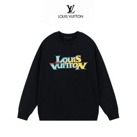 Louis  Vuitton/路易威登LV炫彩字母印花.圆领卫衣