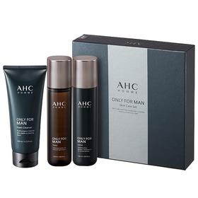 韩国AHC男士护肤品套装水乳三件套