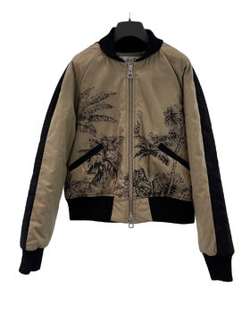 女款印花夹棉飞行夹克外套010