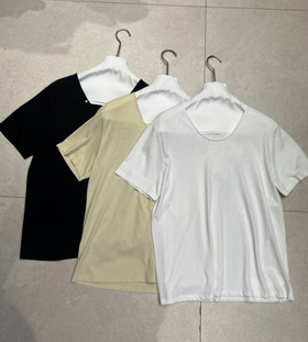 【门店同款】ENJOY夏季U领金属小标T 162450709