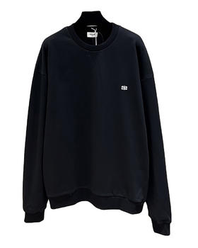 男款logo刺绣落肩卫衣008