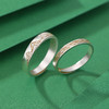 S999.9足银描金海誓山盟，新中式情侣对戒AB版设计感戒指CW-JZ07177 商品缩略图1