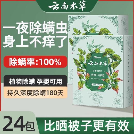 【劲爆福利！买一送一！买二送二！】草本除螨黑科技🌿云南本草除螨包 床上用防螨虫包祛螨虫药包 ，孕婴可用！180天深度灭螨，床垫衣柜全搞定，99.9%超高除螨率🔥比晒被子更强！ 商品图0