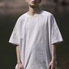 裁缝学苑MH03中国风亚麻套头圆领短袖棉麻t恤纸样男装复古打底衫样板 商品缩略图4