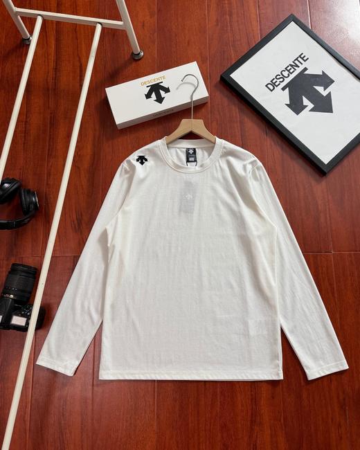 【高品质盒装】 DESCENTE / 迪桑特刺绣基础长袖T恤 商品图1