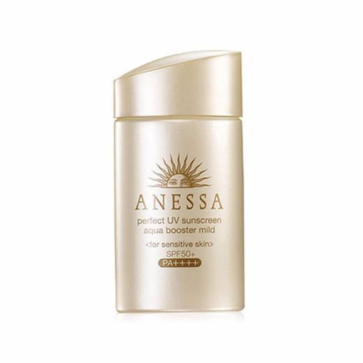 资生堂 ANESSA/安耐晒 防晒温和水润防晒乳 粉金色SPF50 60ml 敏感肌儿童可用 商品图0