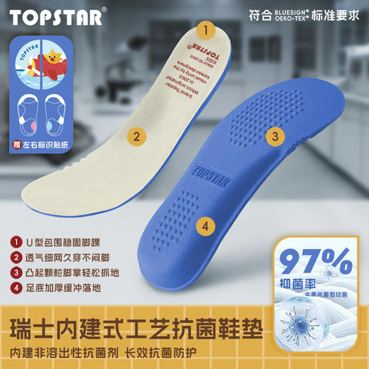 【25秋上新】TOPSTAR儿童帆布鞋女童男童幼儿园室内鞋小白鞋宝宝儿童鞋软底鞋2065 商品图2