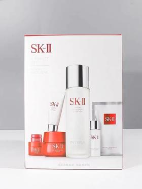 SK-II韩流美肌套装（清莹露30+洁面霜20+神仙水230+精华露80g/15g+眼霜2.5g+面膜1片）