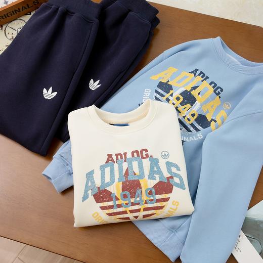 点此购买 130-170阿迪秋季中大童男童运动套装儿童秋款卫衣+裤子 gl 329031 商品图4